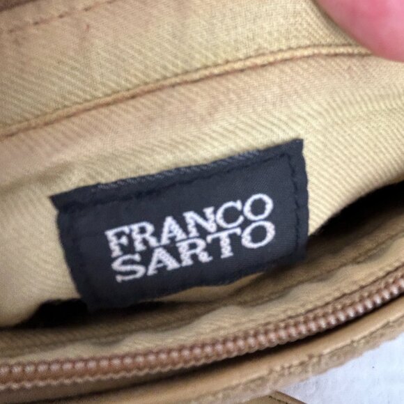 Franco Sarto Shoulder Bag Womens small Yellow hobo Handbag - Picture 5 of 10